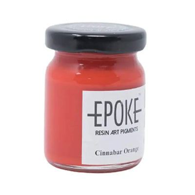 EPOKE RESIN ART PIGMENT CINNABAR ORANGE 75 GMS