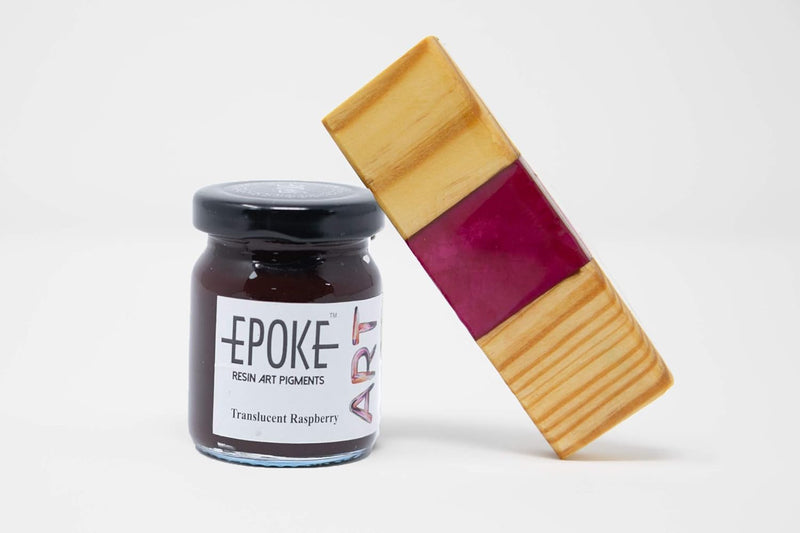 EPOKE RESIN ART PIGMENT SPECIAL TRANSLUCENT RASPBERRY 75 GMS