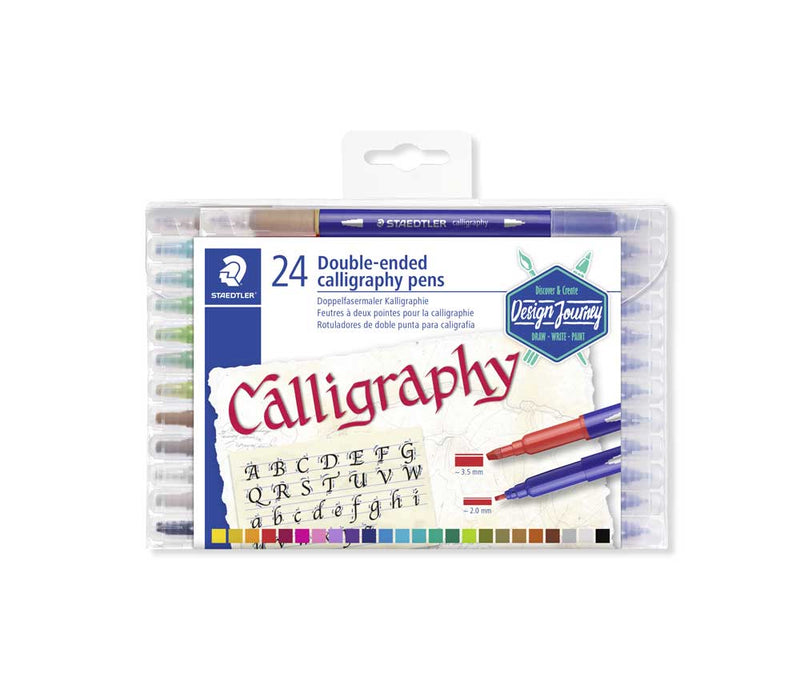 STAEDTLER CALLIGRAPHY DUAL MARKER TB24 SET OF 24 (3005 TB24)