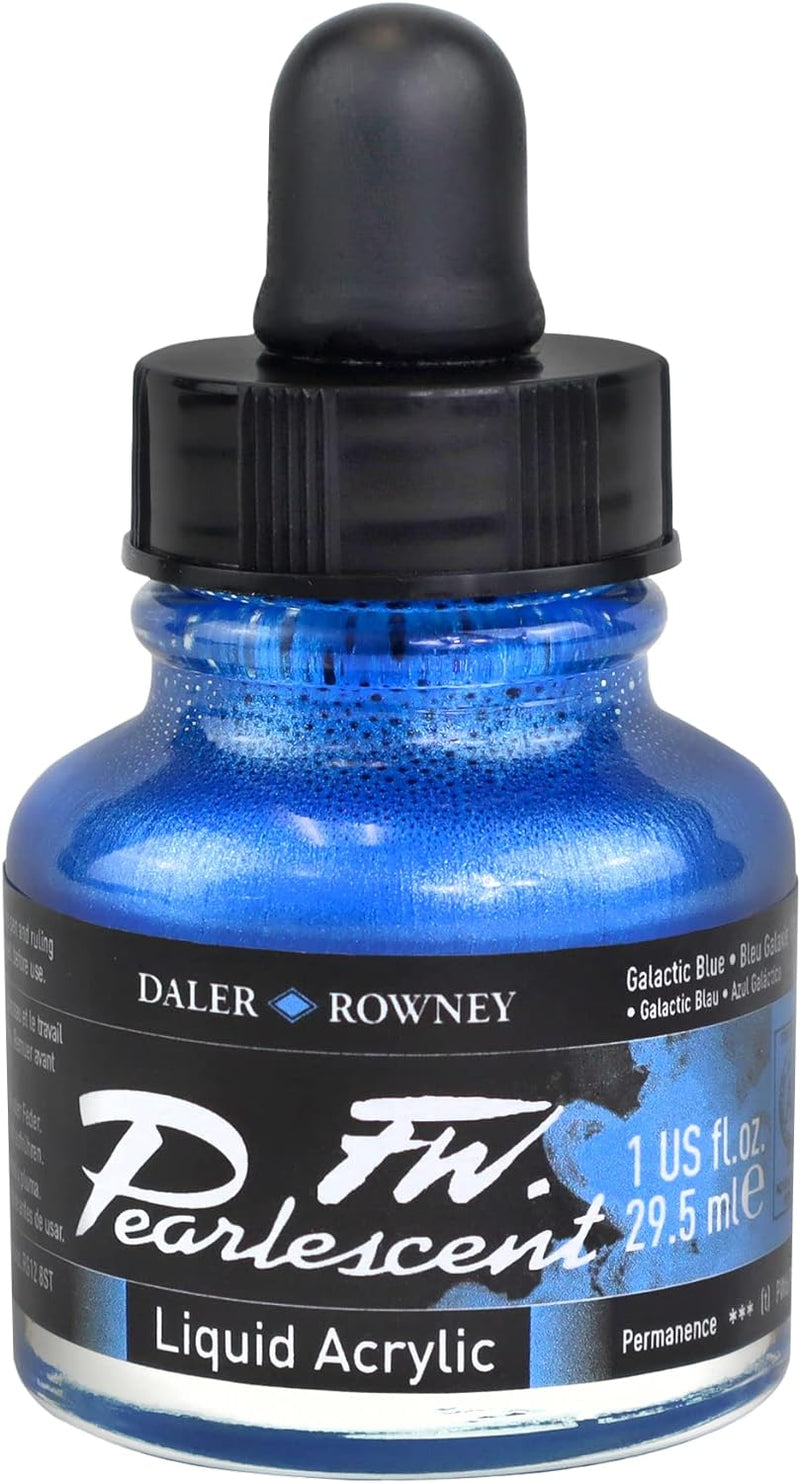 DALER & ROWNEY PEARLESCENT GALACTIC BLUE 29.5 ML (603201112)