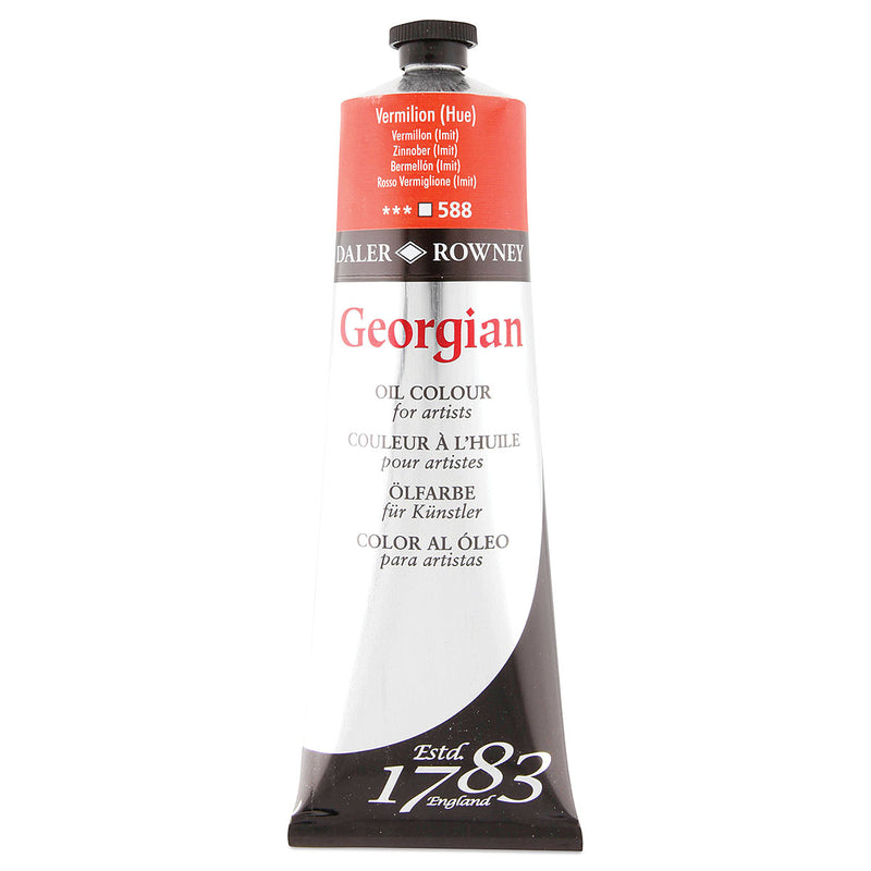 DALER & ROWNEY GEORGIAN OIL COLOUR 225 ML VERMILION HUE (111225588)