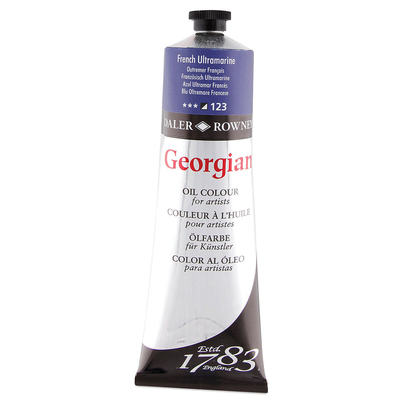 DALER & ROWNEY GEORGIAN OIL COLOUR 225 ML FRENCH ULTRAMARINE (111225123)