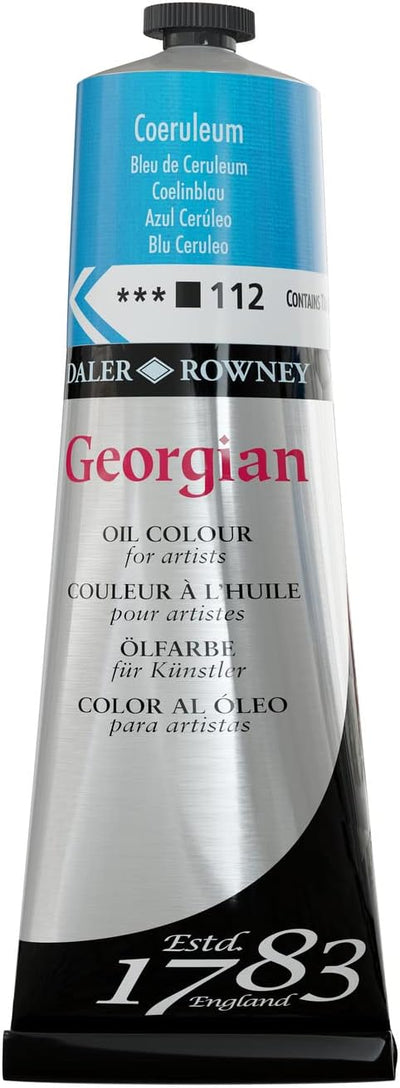 DALER & ROWNEY GEORGIAN OIL COLOUR 225 ML COERULEUM (111225112)