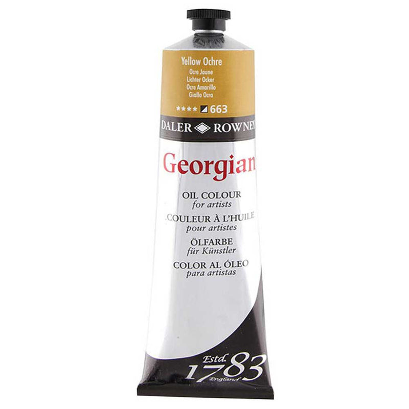 DALER & ROWNEY GEORGIAN OIL COLOUR 225 ML YELLOW OCHRE (111225663)