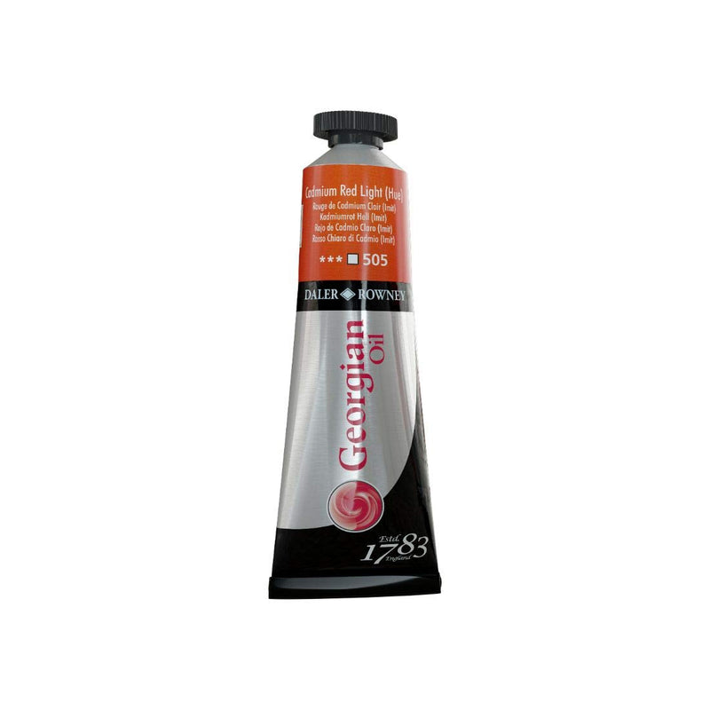 DALER & ROWNEY GEORGIAN OIL COLOUR 38 ML CADMIUM RED LIGHT HUE (111014505)