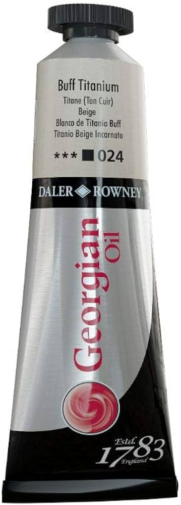 DALER & ROWNEY GEORGIAN OIL COLOUR 38 ML BUFF TITANIUM (111014024)