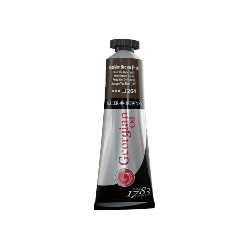 DALER & ROWNEY GEORGIAN OIL COLOUR 38 ML VANDYKE BROWN HUE (111014264)