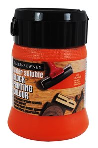 DALER & ROWNEY WATER SOLUBLE BLOCK PRINTING COLOUR 250 ML ORANGE  (116250660)