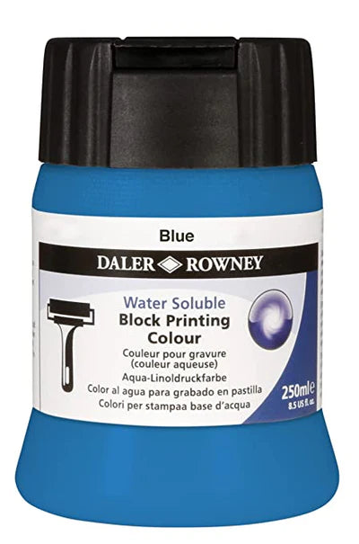 DALER & ROWNEY WATER SOLUBLE BLOCK PRINTING COLOUR 250 ML PRUSSIAN BLUE (116250135)