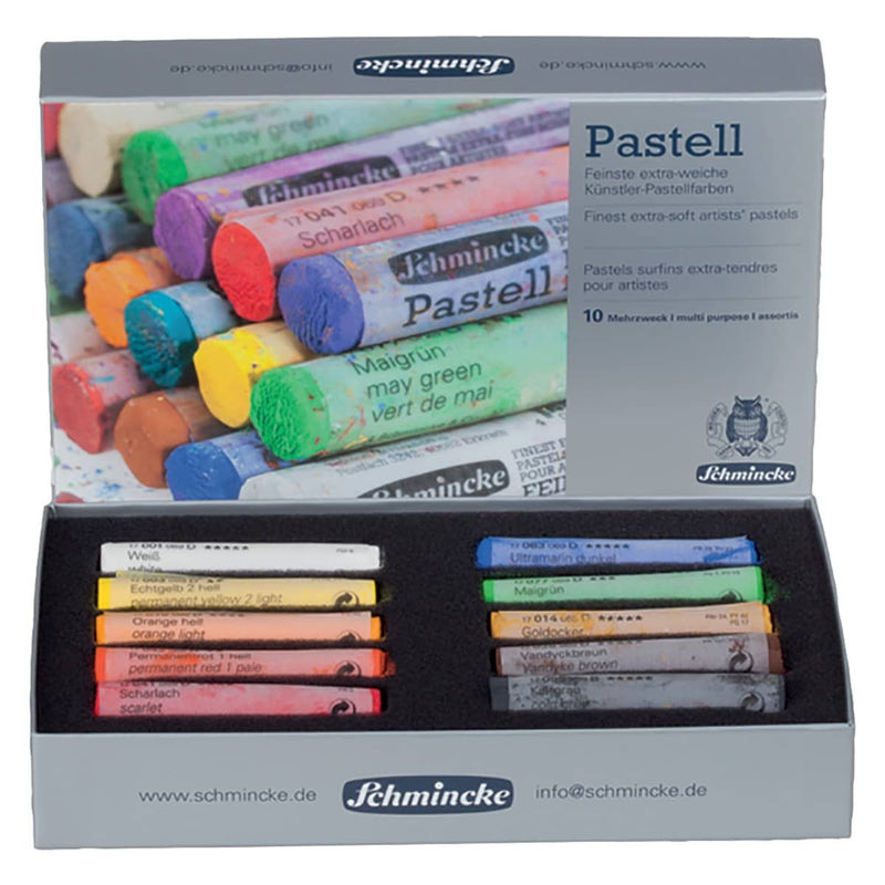 SCHMINCKE EXTRA SOFT PASTELS SET 10  (77210097)