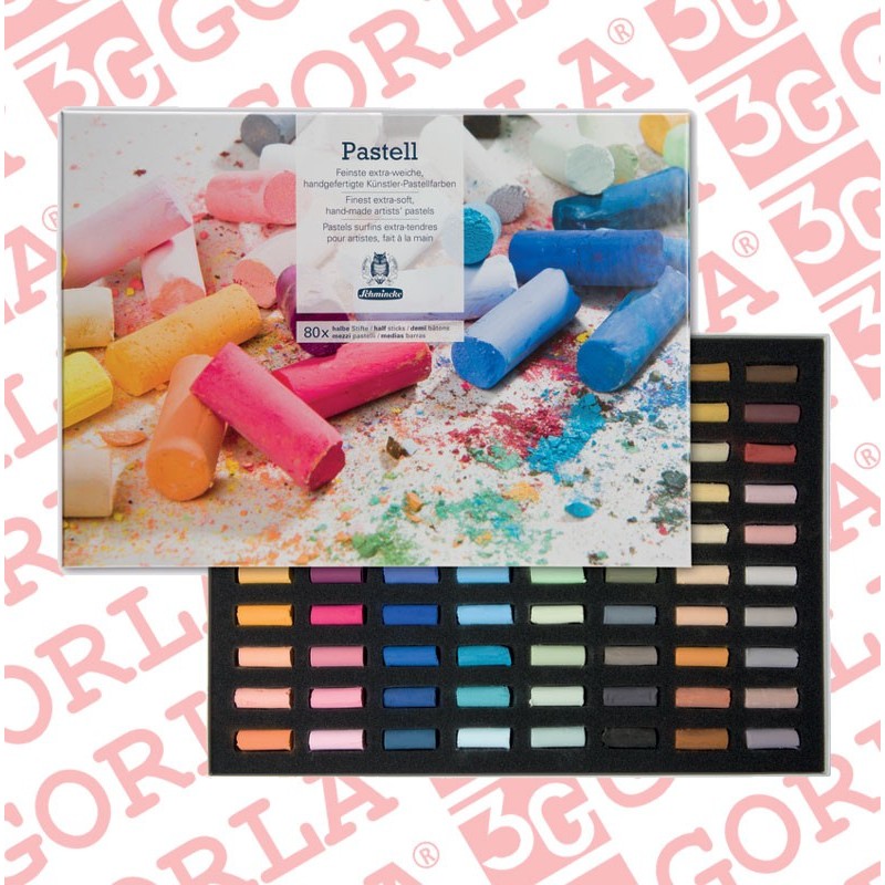 SCHMINCKE EXTRA SOFT PASTELS HALF STICK SET OF 80 (77759097)