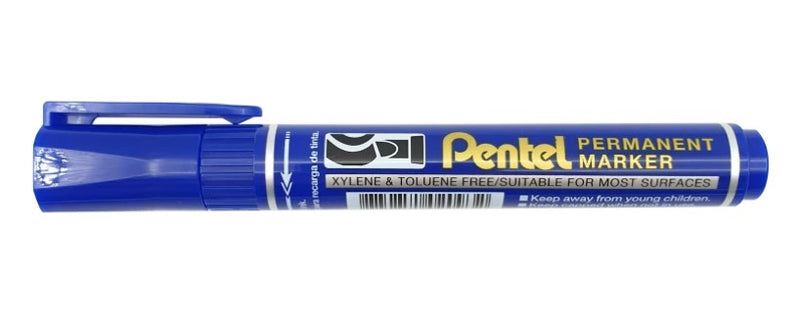 PENTEL PERMANENT MARKER CHISEL BLUE (N460-C)