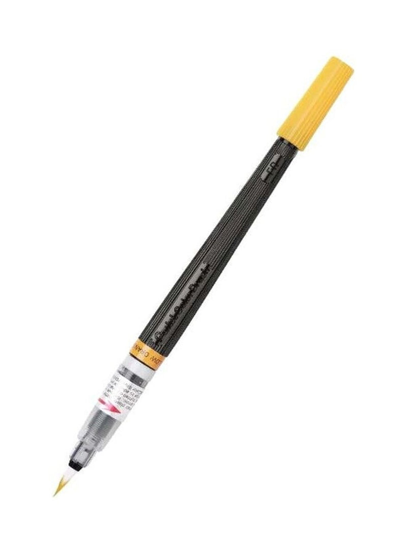 PENTEL ART COLOUR BRUSH PEN YELLOW ORANGE