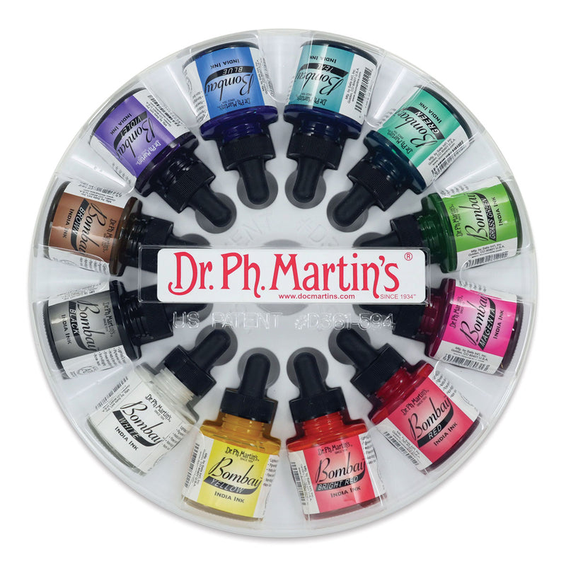 DR. P H MARTINS BOMBAY INDIA INK SET1 12 X 30ML