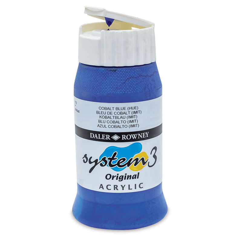 DALER & ROWNEY SYSTEM 3 ACRYLIC 500 ML COBALT BLUE HUE 500110