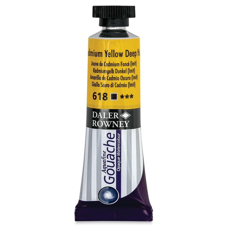 DALER & ROWNEY AQUAFINE GOUACHE CADMIUM YELLOW DEEP HUE 15 ML (136015618)