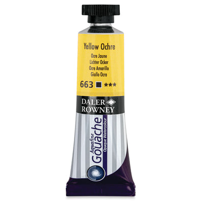 DALER & ROWNEY AQUAFINE GOUACHE YELLOW OCHRE 15 ML (136015663)