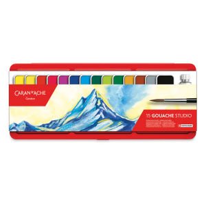 CARAN DACHE GOUACHE STUDIO CAKE SET OF 15