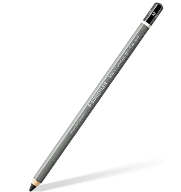 STAEDTLER MARS LUMOGRAPH CHARCOAL PENCIL 100C-M 1PC (100C-M)