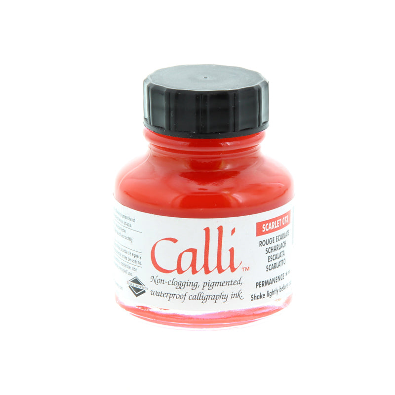 DALER & ROWNEY CALLIGRAPHY INK 29.5 ML SCARLET