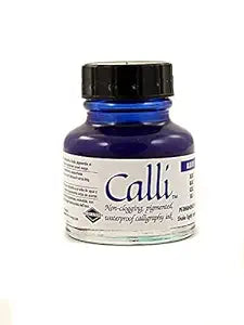 DALER & ROWNEY CALLIGRAPHY INK 29.5 ML BLUE