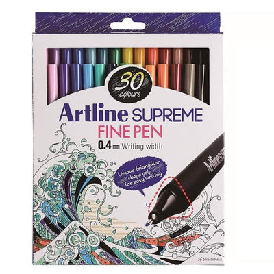 ARTLINE SUPREME FINE PEN 0.4 MM SET OF 30 (EPFS-200/30W)