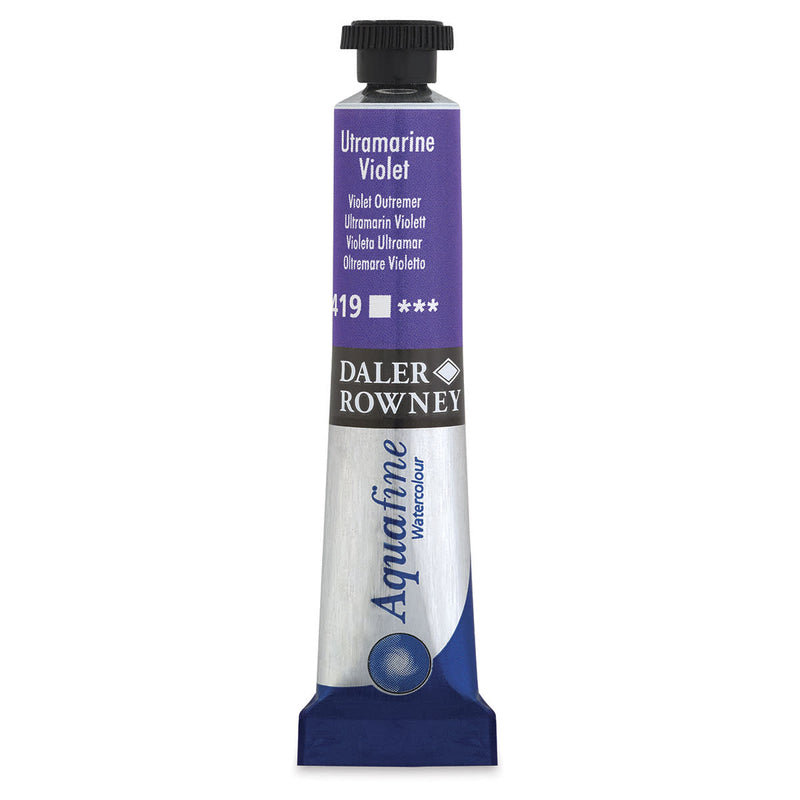 DALER & ROWNEY AQUAFINE WATER COLOUR TUBE 8 ML ULTRAMARINE VIOLET (131008419)