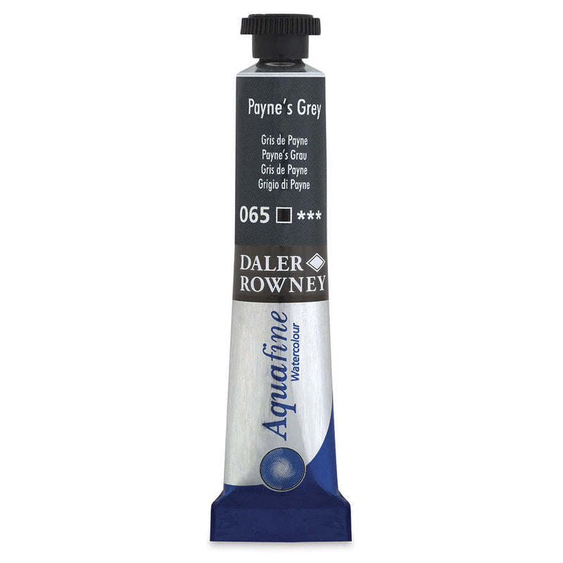 DALER & ROWNEY AQUAFINE WATER COLOUR TUBE 8 ML PAYNES GREY (131008065)