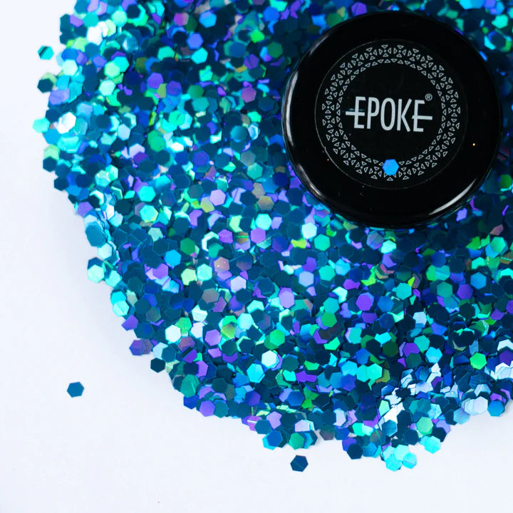 EPOKE GLITTER CHUNKY BLUE HOLO 15 GMS