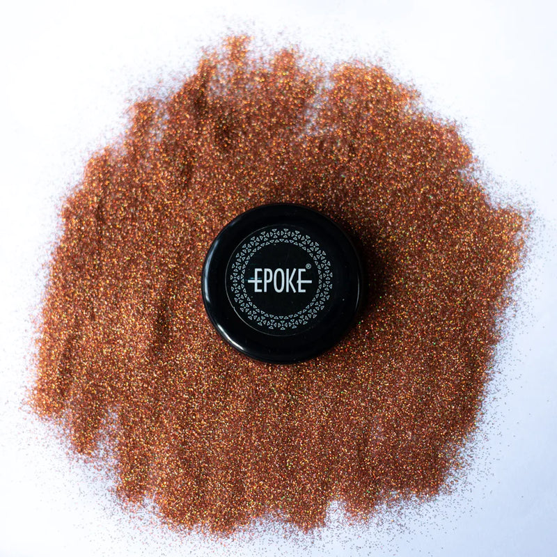 EPOKE GLITTER FINE ORANGE HOLO 15 GMS