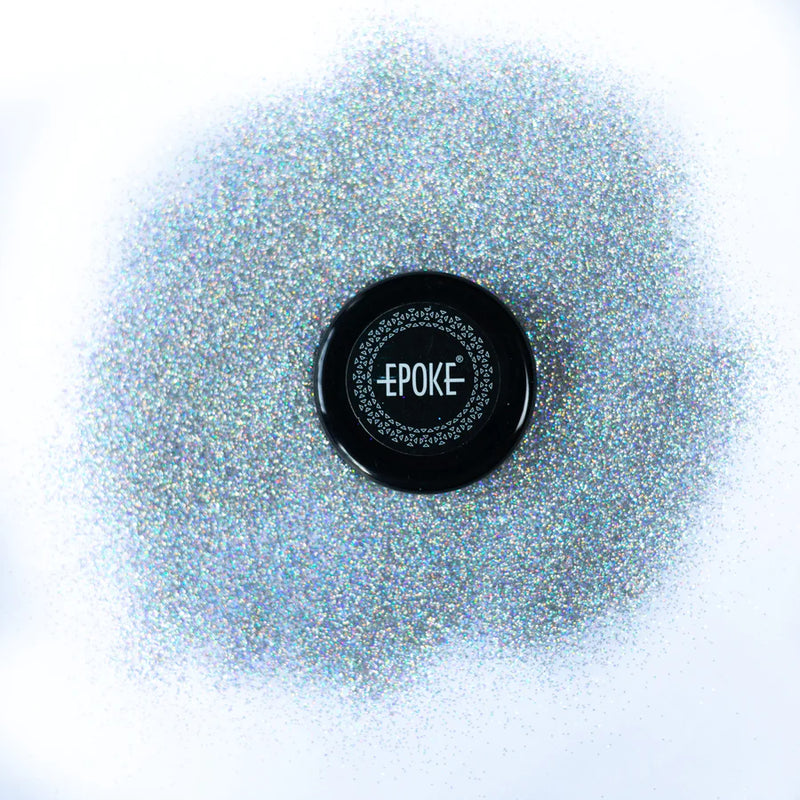 EPOKE GLITTER FINE SILVER HOLO 15 GMS