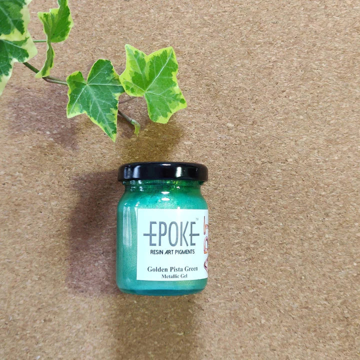 EPOKE RESIN ART PIGMENT GOLDEN PISTA GREEN 75 GMS