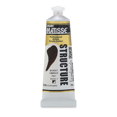 MATISSE STRUCTURE ACRYLIC 75 ML SR1 BURNT UMBER