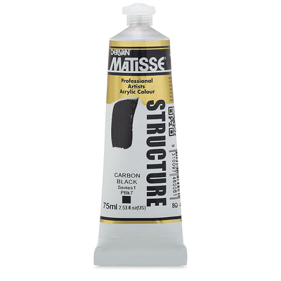 MATISSE STRUCTURE ACRYLIC 75 ML SR1 CARBON BLACK