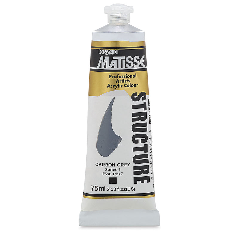 MATISSE STRUCTURE ACRYLIC 75 ML SR1 CARBON GREY