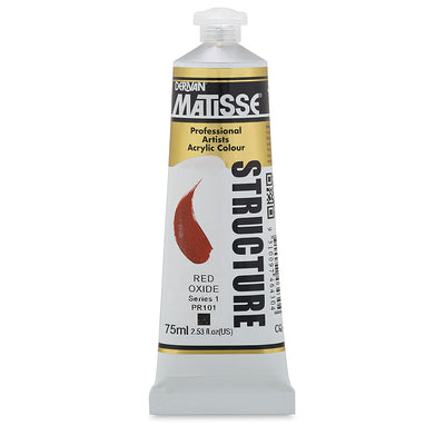 MATISSE STRUCTURE ACRYLIC 75 ML SR1 RED OXIDE