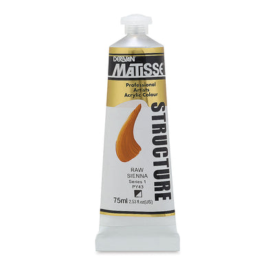 MATISSE STRUCTURE ACRYLIC 75 ML SR1 RAW SIENNA