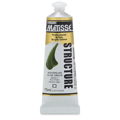 MATISSE STRUCTURE ACRYLIC 75 ML SR2 AUSTRALIAN OLIVE GREEN