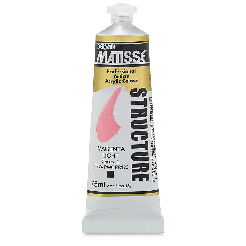 MATISSE STRUCTURE ACRYLIC 75 ML SR2 MAGENTA LIGHT