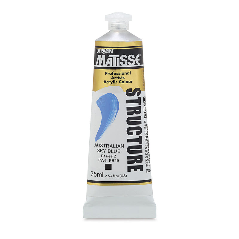 MATISSE STRUCTURE ACRYLIC 75 ML SR2 AUSTRALIAN SKY BLUE