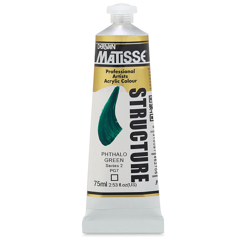 MATISSE STRUCTURE ACRYLIC 75 ML SR2 PHTHALO GREEN