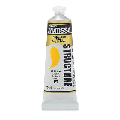 MATISSE STRUCTURE ACRYLIC 75 ML SR2 YELLOW DEEP