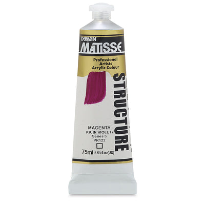 MATISSE STRUCTURE ACRYLIC 75 ML SR3 MAGENTA (QUIN VIOL)