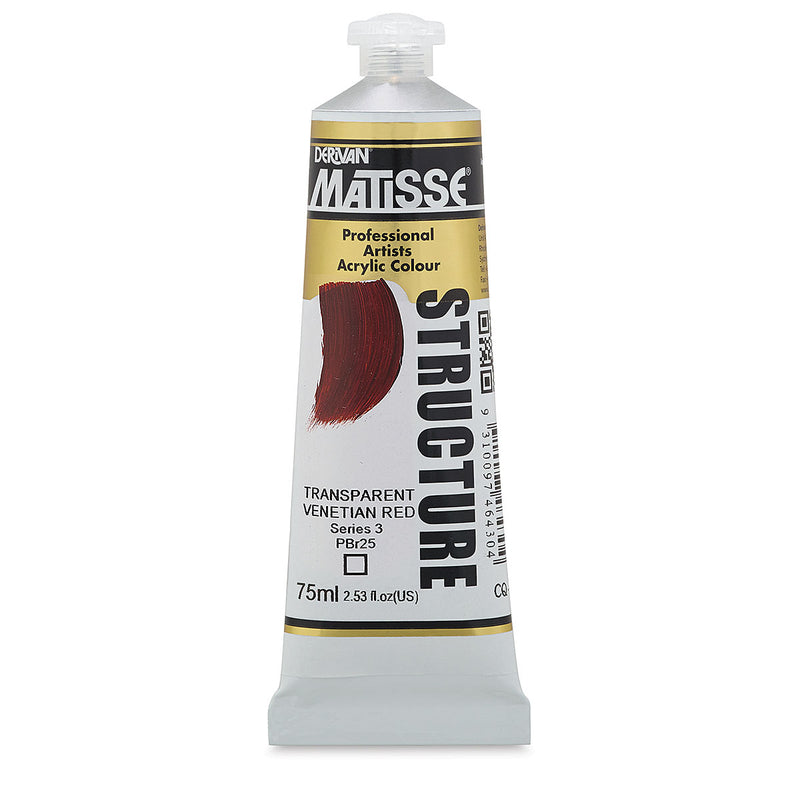 MATISSE STRUCTURE ACRYLIC 75 ML SR3 TRANS VENETIAN RED