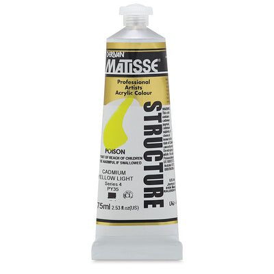 MATISSE STRUCTURE ACRYLIC 75 ML SR4 CAD YELLOW LIGHT