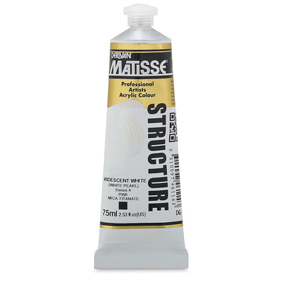 MATISSE STRUCTURE ACRYLIC 75 ML SR4 IRIDESCENT WHITE