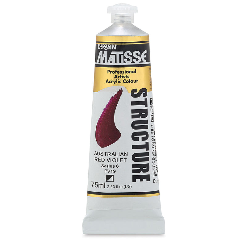 MATISSE STRUCTURE ACRYLIC 75 ML SR6 AUST.RED VIOLET