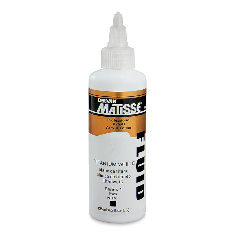 MATISSE FLUID ACRYLIC COLOR SR1 135 ML WHITE (1MFU35W)