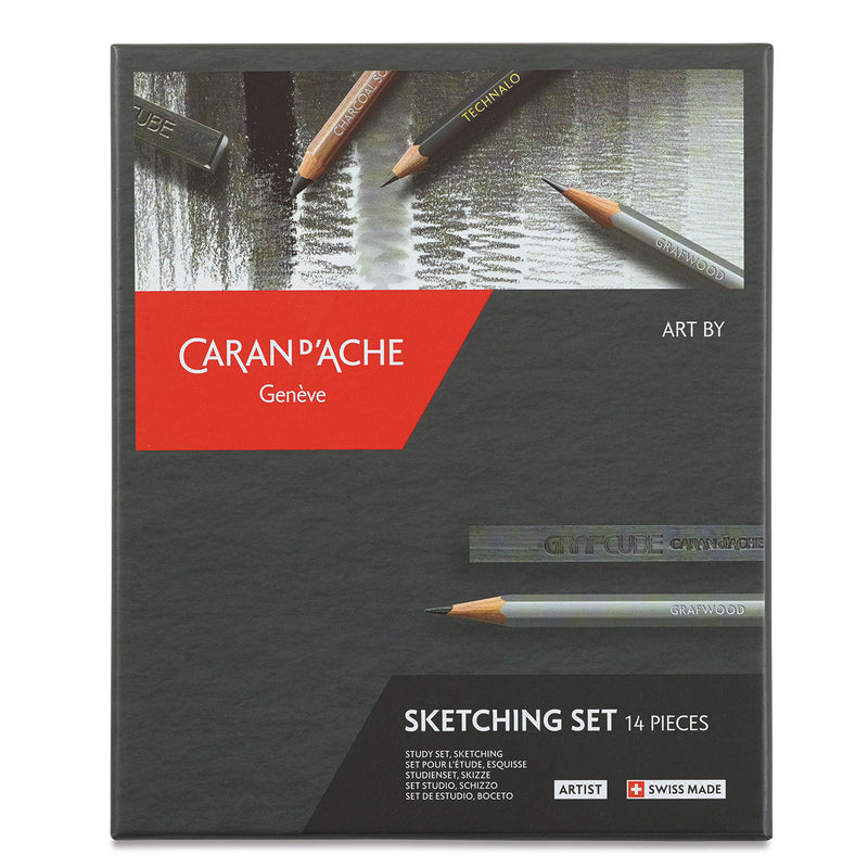 CARAN DACHE SKETCHING SET OF 14 (776714)