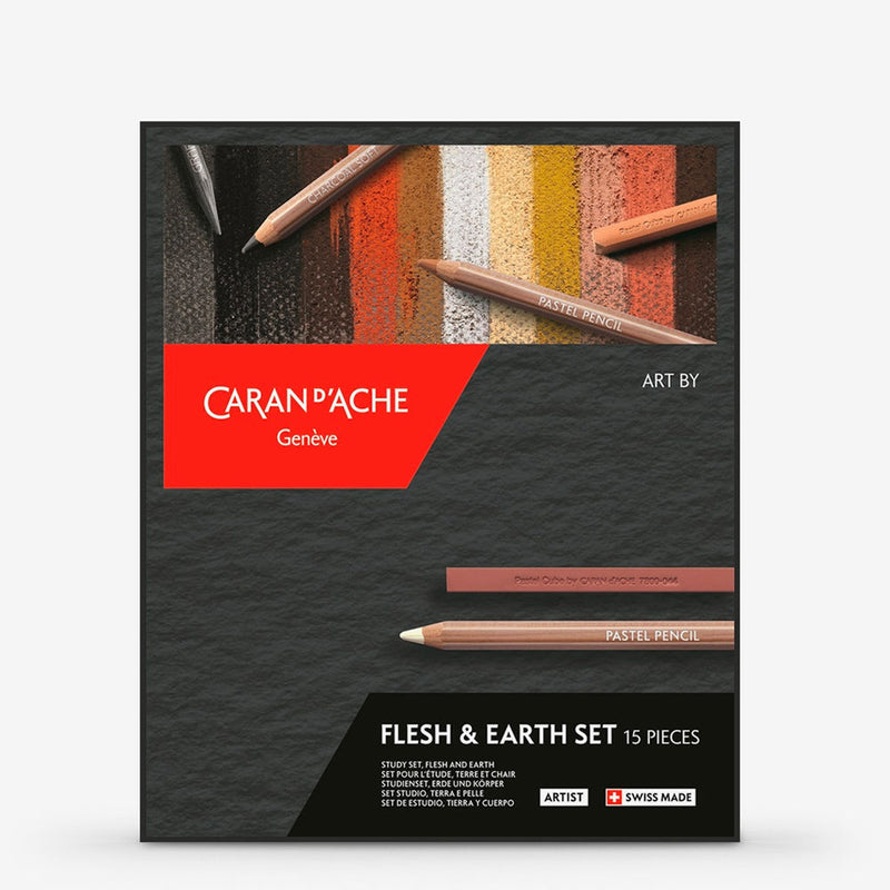 CARAN DACHE FLESH & EARTH PENCIL SET OF 15 (776615)